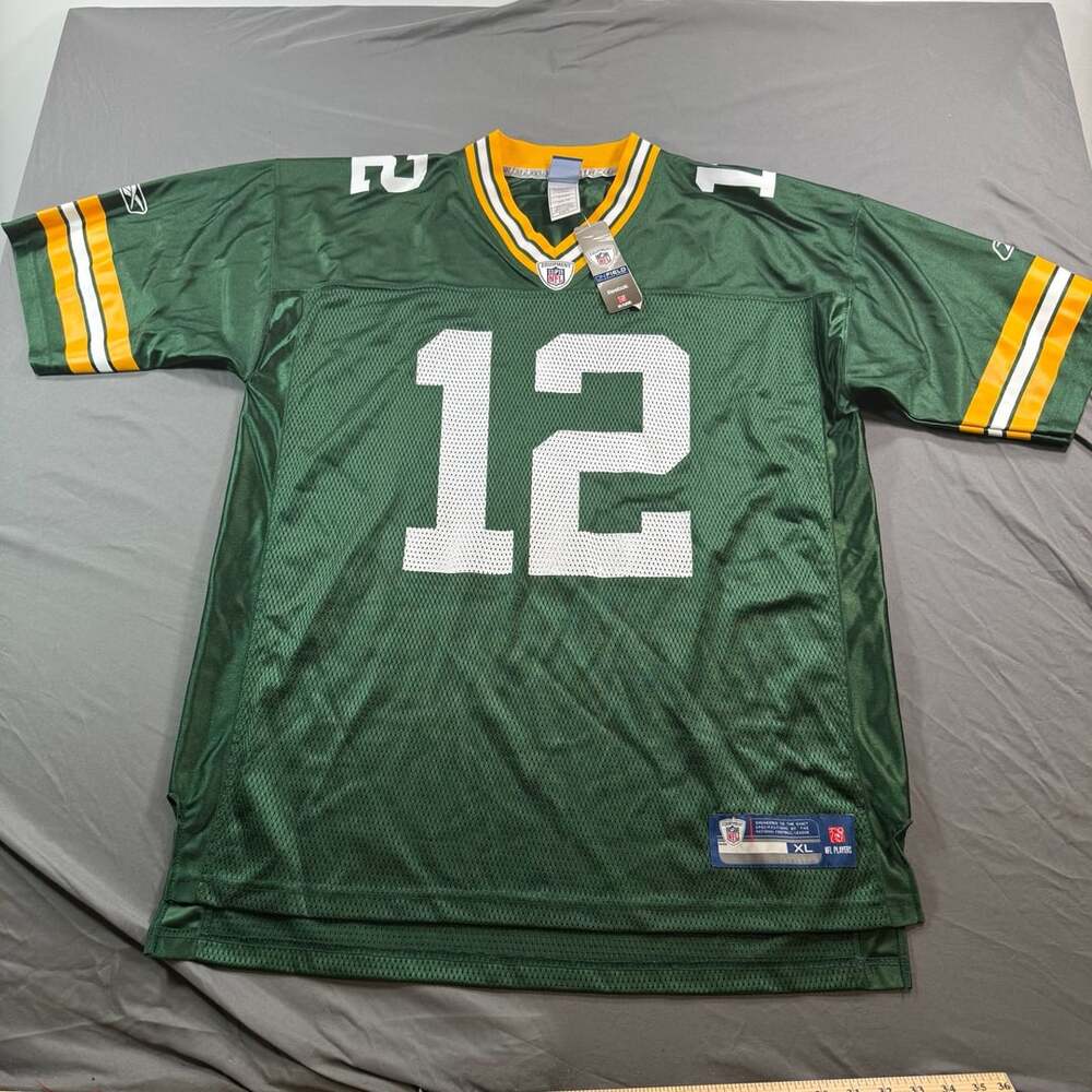 NWT Reebok Green Bay Packers Aaron Rodgers 12 Jersey Size XL